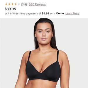 Victoria’s Secret THE T-SHIRT
Lightly Lined Wireless Bra